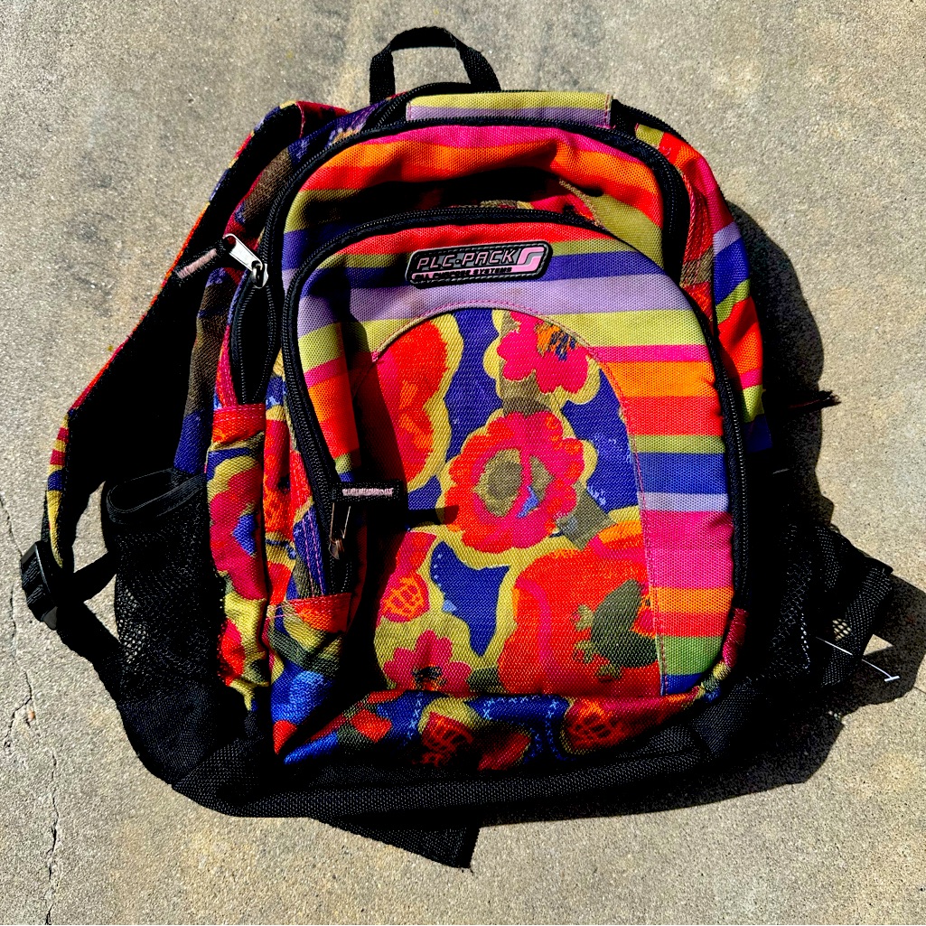 Plc Multi Color Backpack